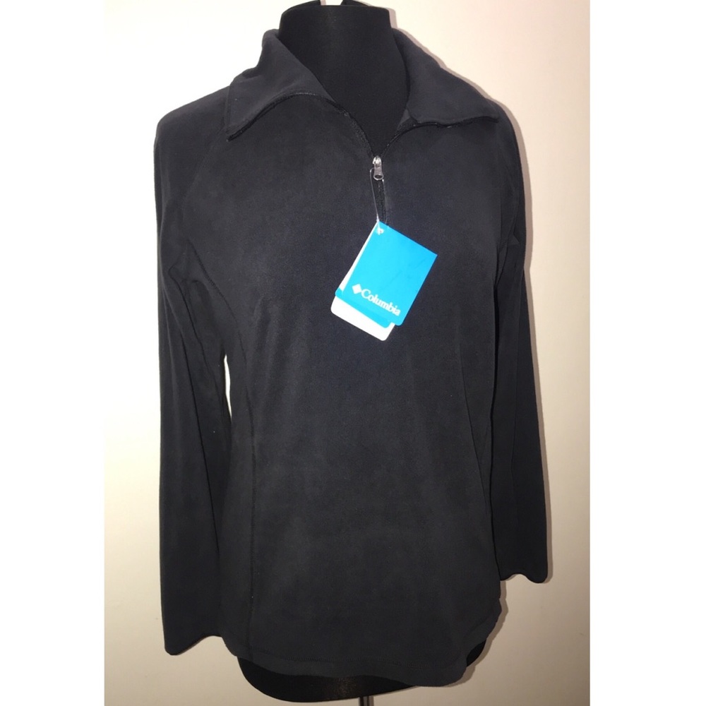 Columbia Half Zip Fleece Pullover Adult Medium, Dark Gray